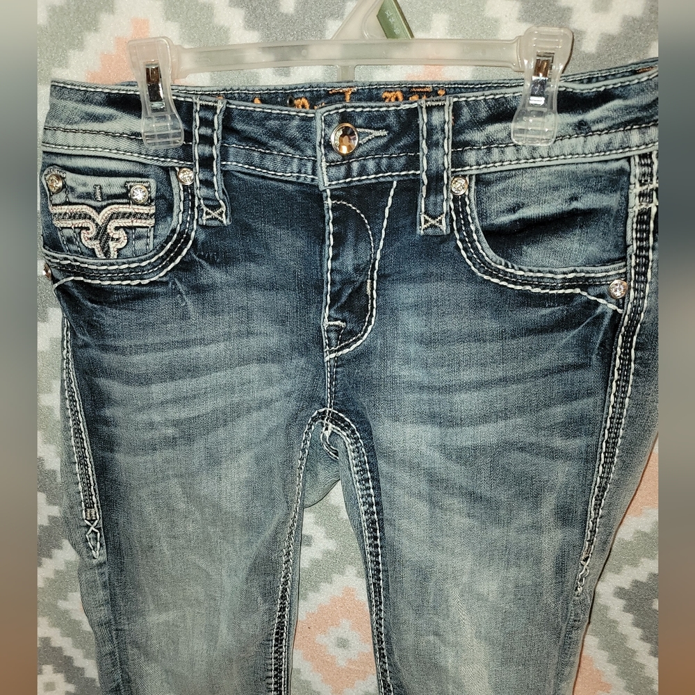 Light wash Rock revival Capri sz27